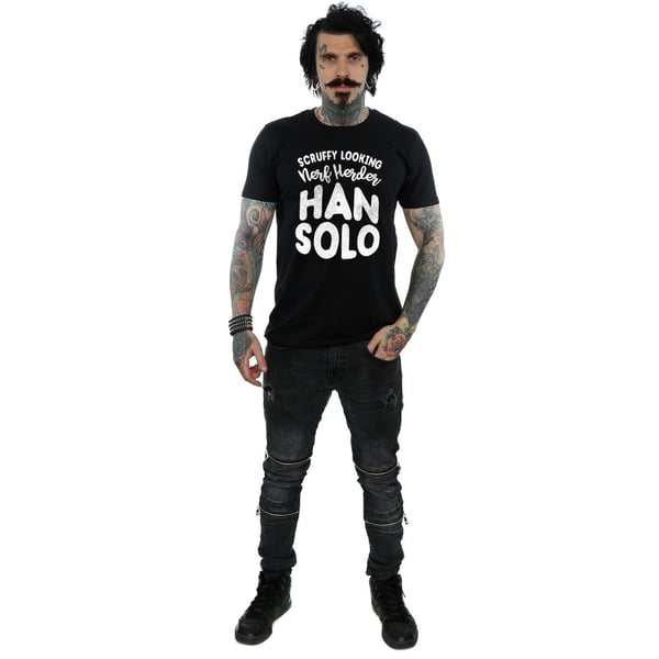 Star Wars Mens Han Solo Legends Tribute T-Shirt