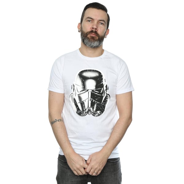 Star Wars Mens Stormtrooper Warp Speed Helmet T-Shirt