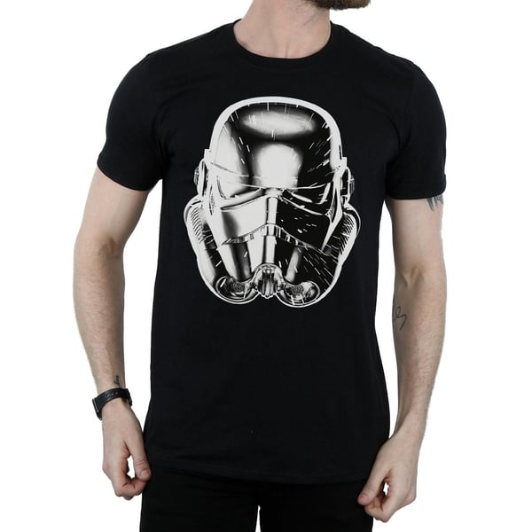 Star Wars Mens Stormtrooper Warp Speed Helmet T-Shirt