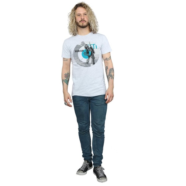 Star Wars Miesten Boba Fett Bounty Hunter Circle T-paita
