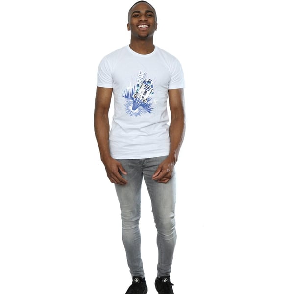Star Wars Mens R2-D2 Blast Off T-Shirt
