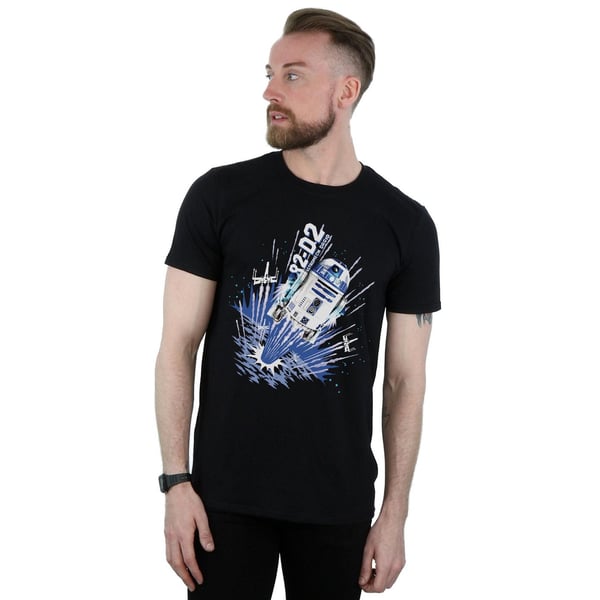 Star Wars Mens R2-D2 Blast Off T-Shirt