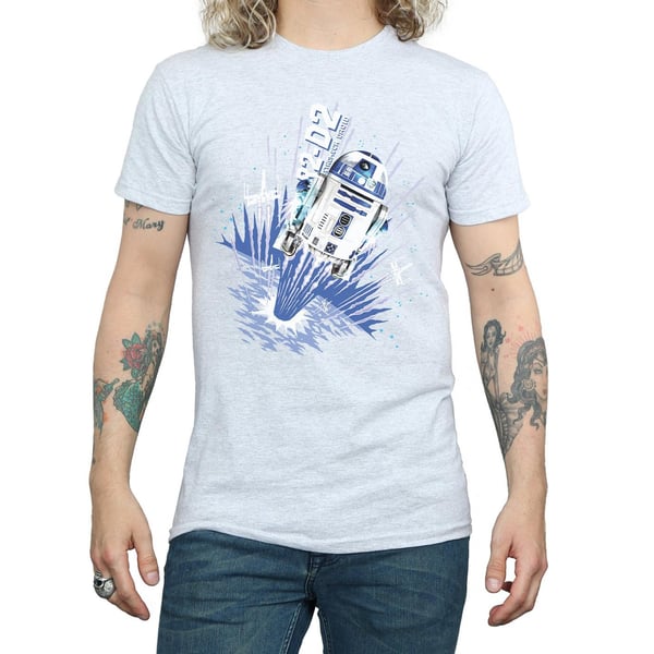 Star Wars Mens R2-D2 Blast Off T-Shirt