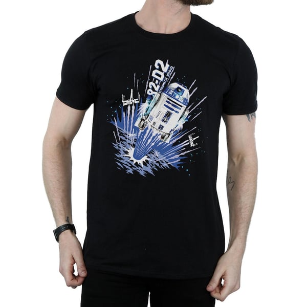 Star Wars Mens R2-D2 Blast Off T-Shirt
