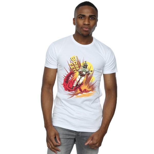 Star Wars Mens Boba Fett Rocket Powered T-Shirt