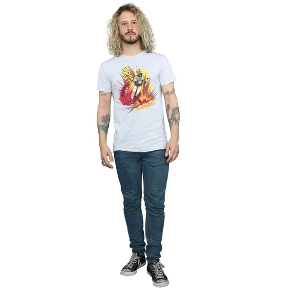 Star Wars Mens Boba Fett Rocket Powered T-Shirt