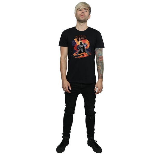 Star Wars Mens Darth Vader Swirling Fury T-Shirt