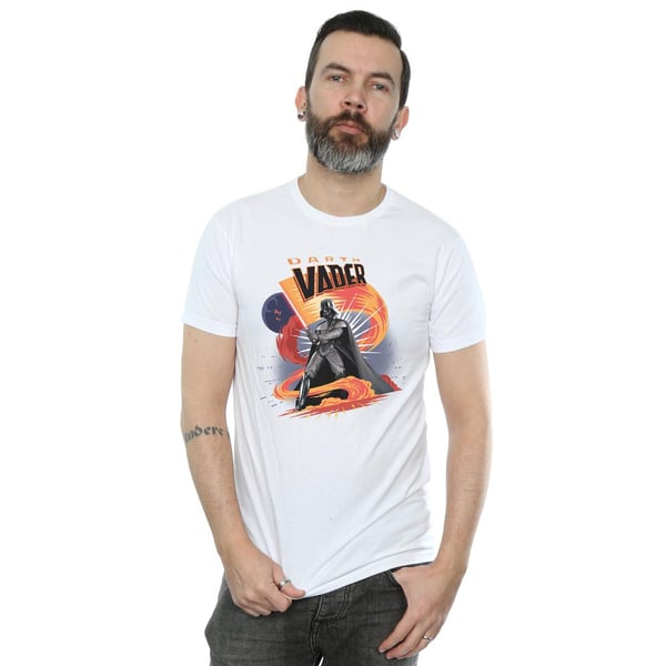 Star Wars Mens Darth Vader Swirling Fury T-Shirt