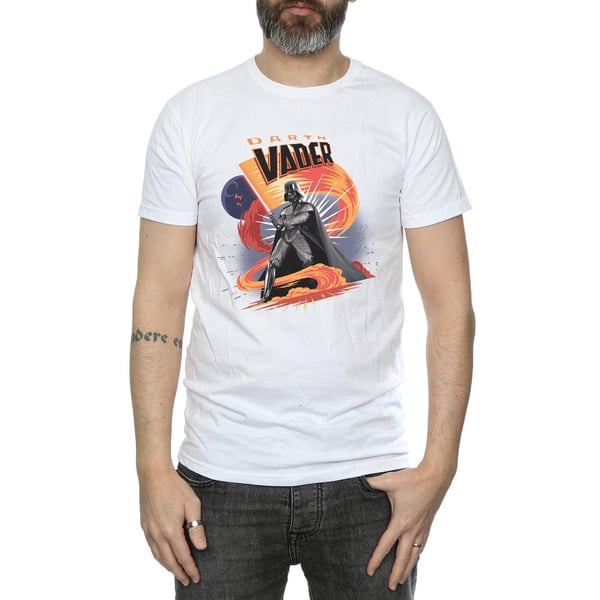 Star Wars Mens Darth Vader Swirling Fury T-Shirt