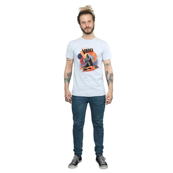 Star Wars Mens Darth Vader Swirling Fury T-Shirt