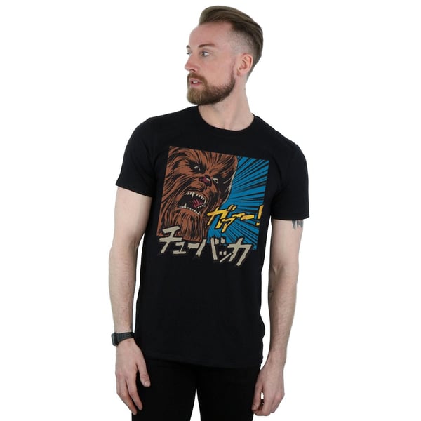 Star Wars Mens Chewbacca Roar Pop Art T-Shirt