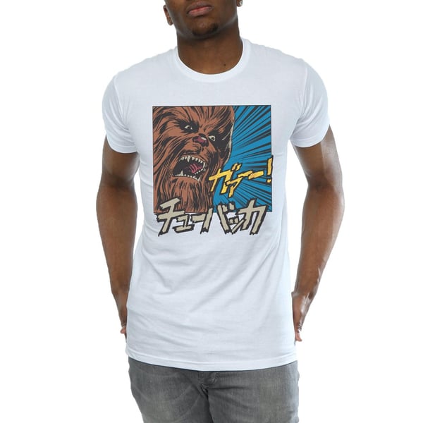 Star Wars Mens Chewbacca Roar Pop Art T-Shirt