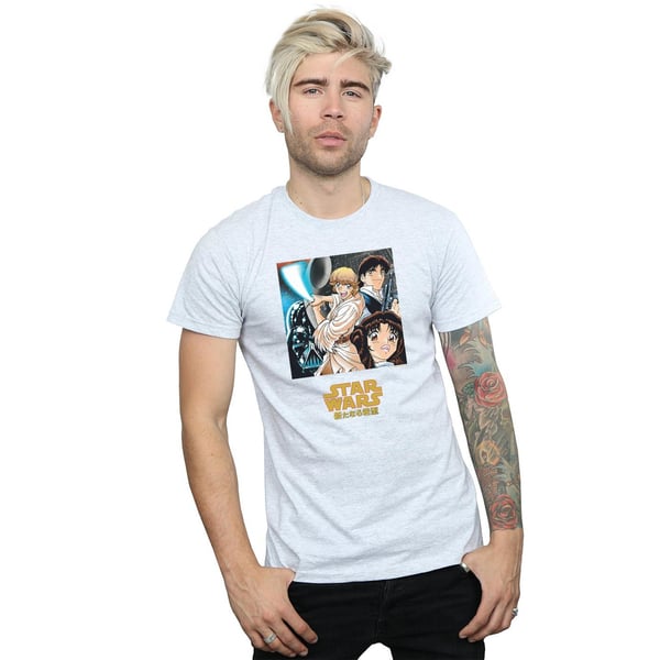 Star Wars Mens Anime Poster T-Shirt