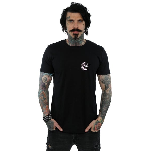Star Wars Mens Death Star Chest Print T-Shirt