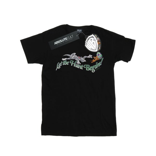 Tom And Jerry Womens/Ladies Let The Hunt Begin Cotton Boyfriend T-Shirt