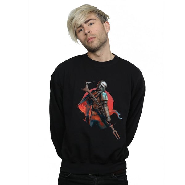 Star Wars Mens The Mandalorian Blaster Rifles Sweatshirt