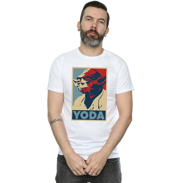 Star Wars Mens Yoda Poster T-Shirt