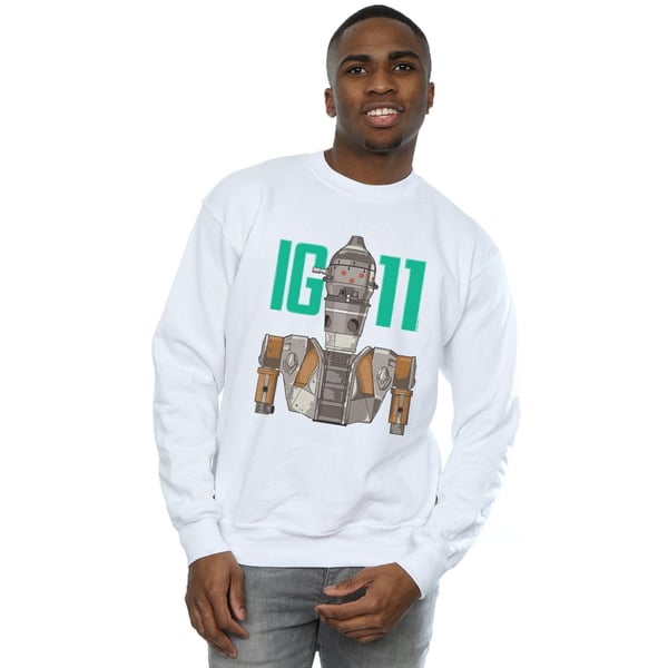 Star Wars Mens The Mandalorian IG-11 Bounty Hunter Sweatshirt