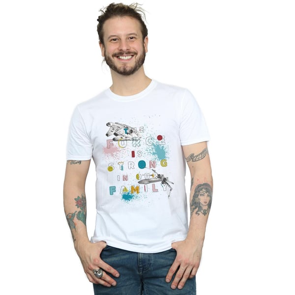 Star Wars Miesten Voimaperhe T-paita