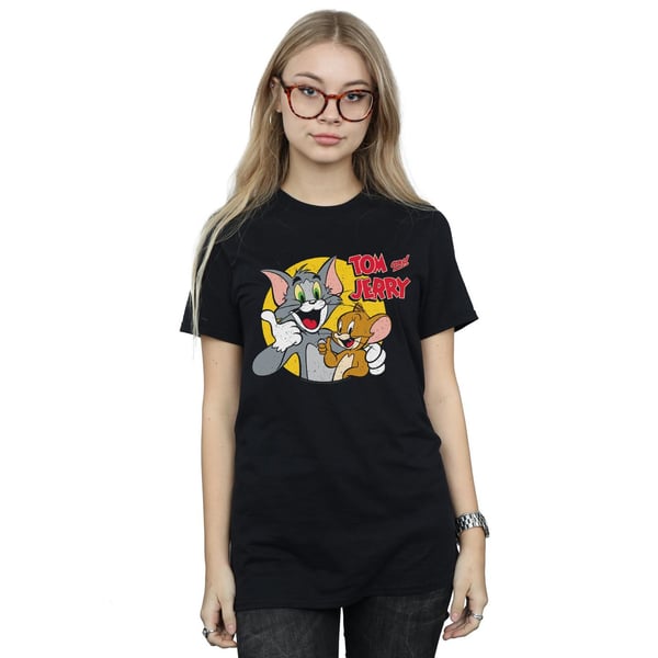 Tom And Jerry Womens/Ladies Thumbs Up Cotton Boyfriend T-Shirt