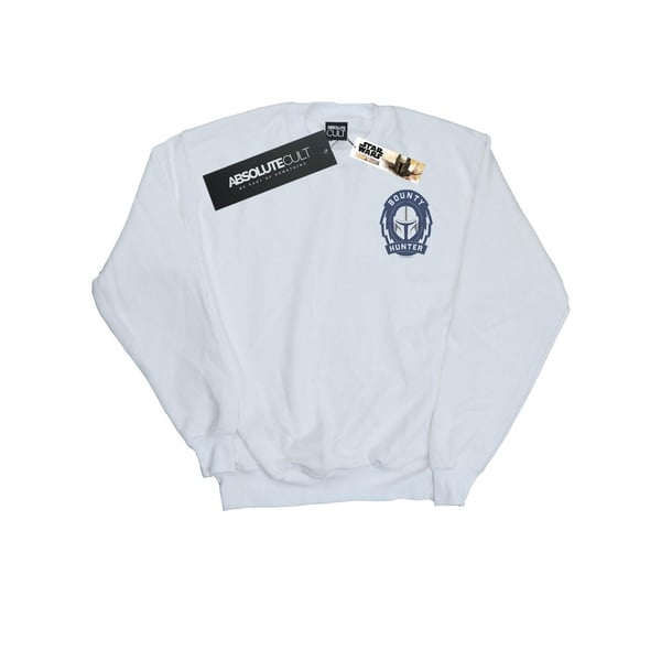 Star Wars Mens The Mandalorian Bounty Hunter Badge Breast Print Sweatshirt