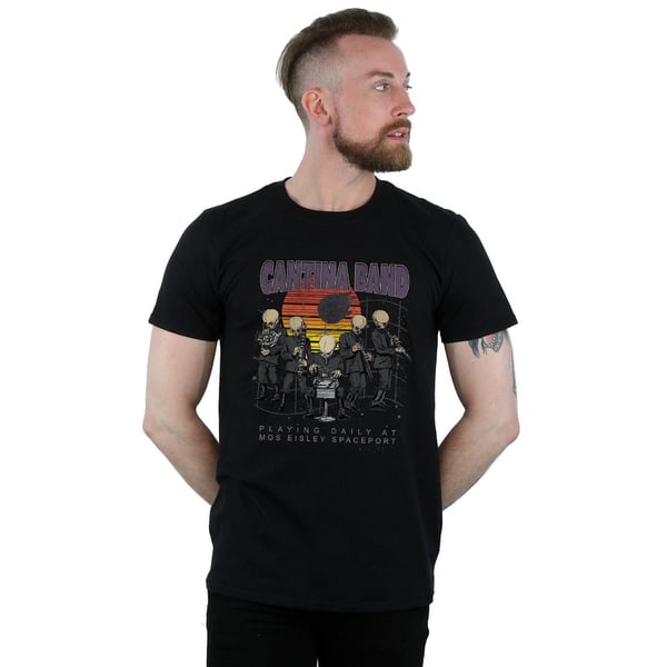 Star Wars Mens Cantina Spaceport T-Shirt