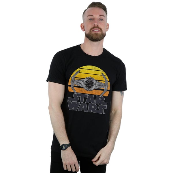 Star Wars Miesten Auringonlasku TIE Fighter T-paita