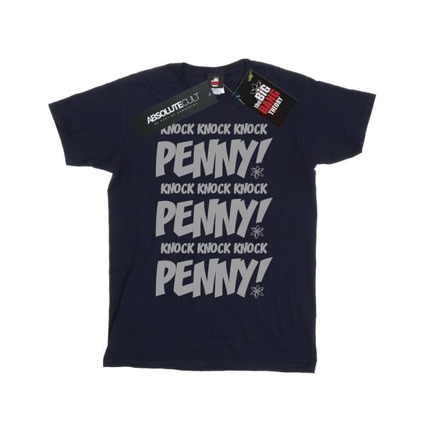 The Big Bang Theory naisten/naisten Knock Knock Penny puuvillainen Boyfriend T-paita