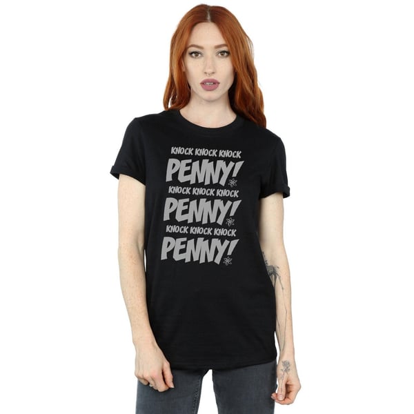 The Big Bang Theory Womens/Ladies Knock Knock Penny Cotton Boyfriend T-Shirt