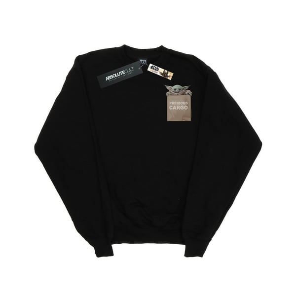 Star Wars Mens The Mandalorian Precious Cargo Faux Pocket Sweatshirt