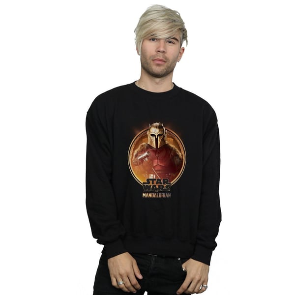 Star Wars Mens The Mandalorian The Armorer Framed Sweatshirt