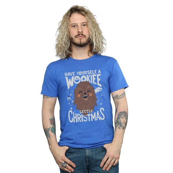 Star Wars Mens Wookiee Little Christmas T-Shirt