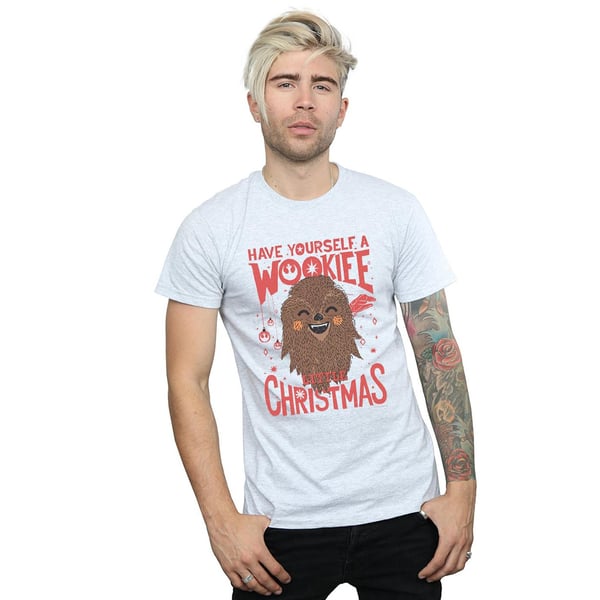 Star Wars Mens Wookiee Little Christmas T-Shirt