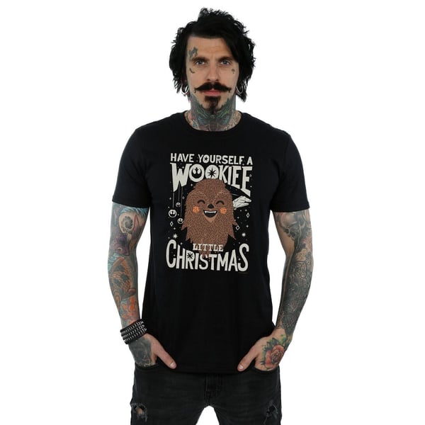 Star Wars Mens Wookiee Little Christmas T-Shirt