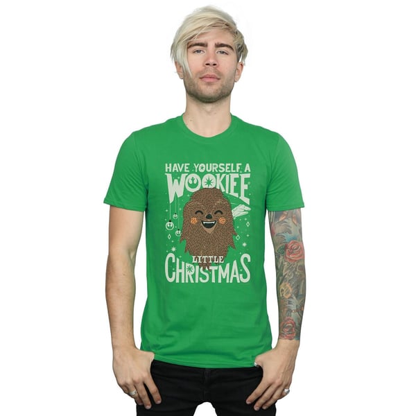 Star Wars Mens Wookiee Little Christmas T-Shirt