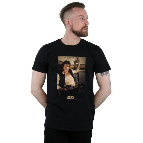 Star Wars Mens Han Solo Mos Eisley T-Shirt