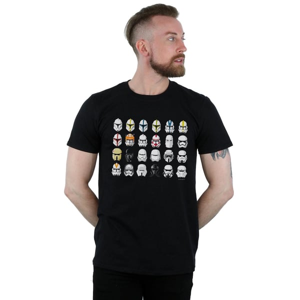 Star Wars Mens Trooper Helmets T-Shirt