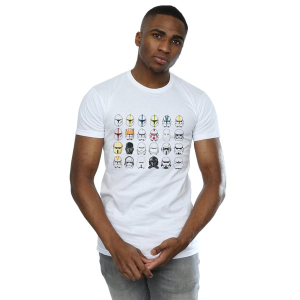 Star Wars Mens Trooper Helmets T-Shirt