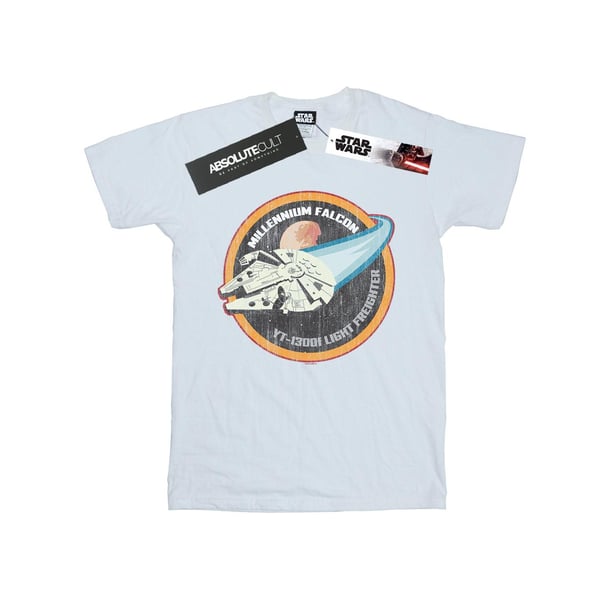 Star Wars Mens Millennium Falcon Badge T-Shirt