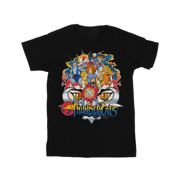 Thundercats naisten/naisten Action Group Shot puuvillainen Boyfriend T-paita Thundercats naisten/naisten Action Group Shot puuvillainen Boyfriend T-paita