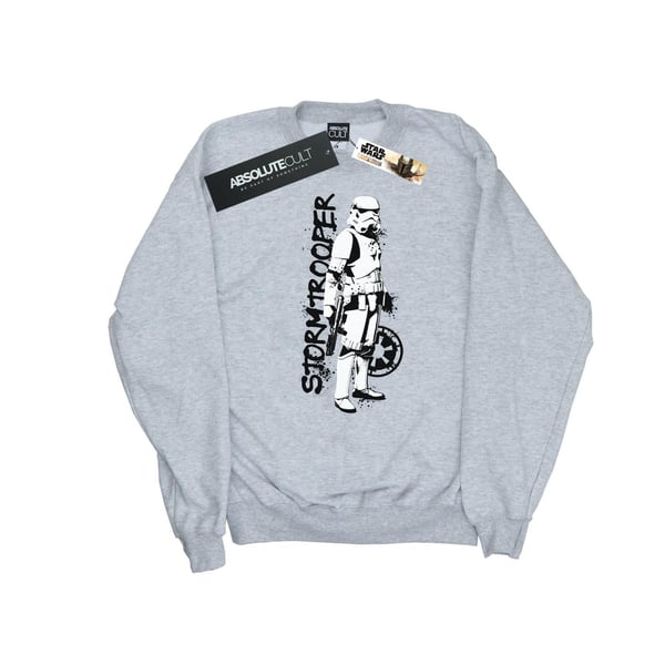 Star Wars Mens The Mandalorian Splat Stormtrooper Sweatshirt