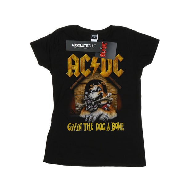 AC/DC Womens/Ladies Give The Dog A Bone Cotton T-Shirt