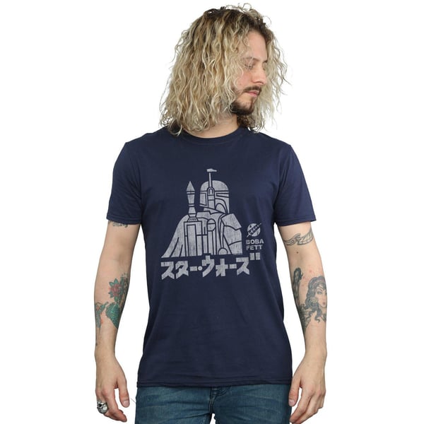 Star Wars Mens Kanji Boba Fett T-Shirt