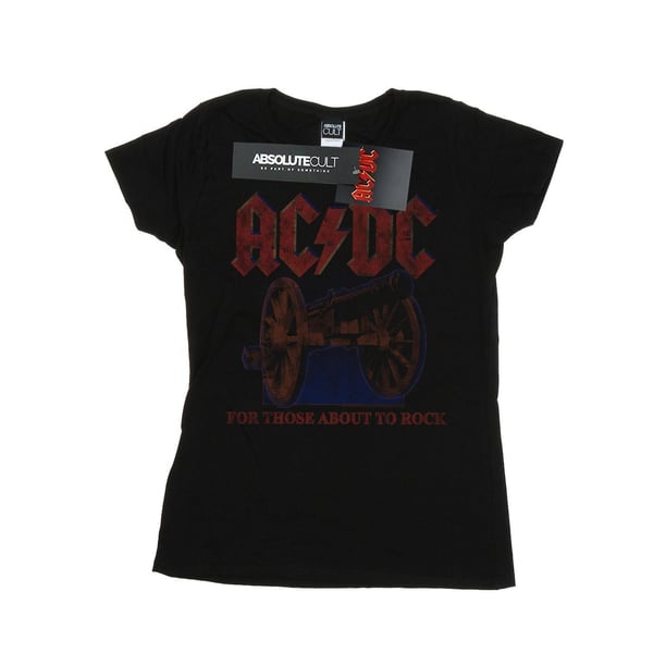 AC/DC Dam/Dam För Those About To Rock Canon T-shirt i bomull