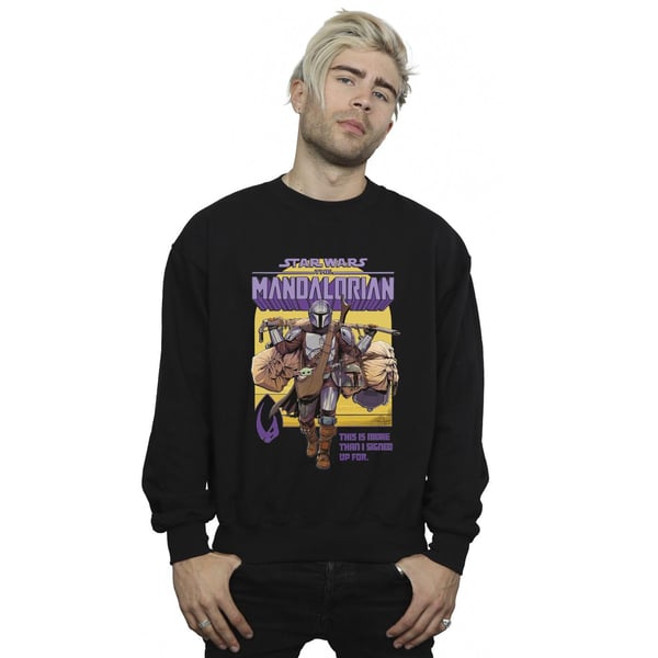 Star Wars Mens The Mandalorian More Than I Signed Up For Sweatshirt