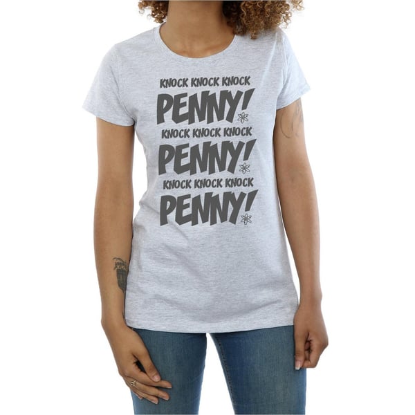 The Big Bang Theory Womens/Ladies Knock Knock Penny Cotton T-Shirt