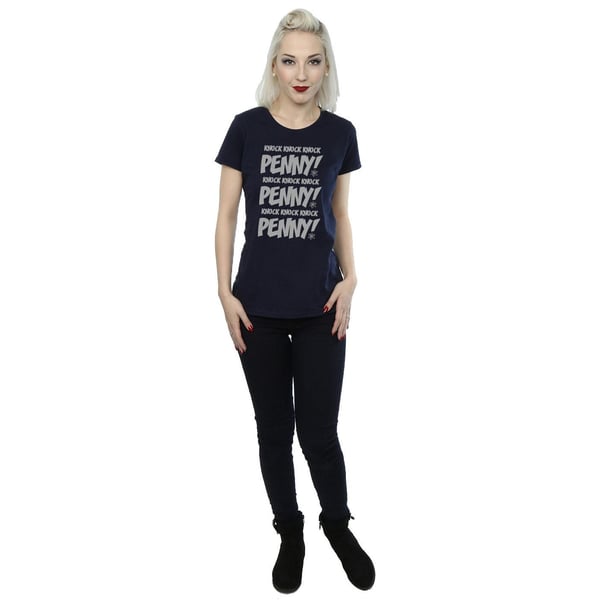 The Big Bang Theory Womens/Ladies Knock Knock Penny Cotton T-Shirt