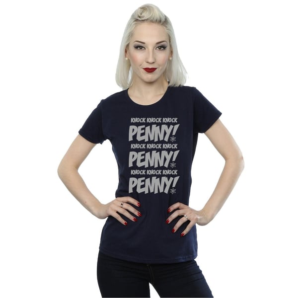 The Big Bang Theory Womens/Ladies Knock Knock Penny Cotton T-Shirt