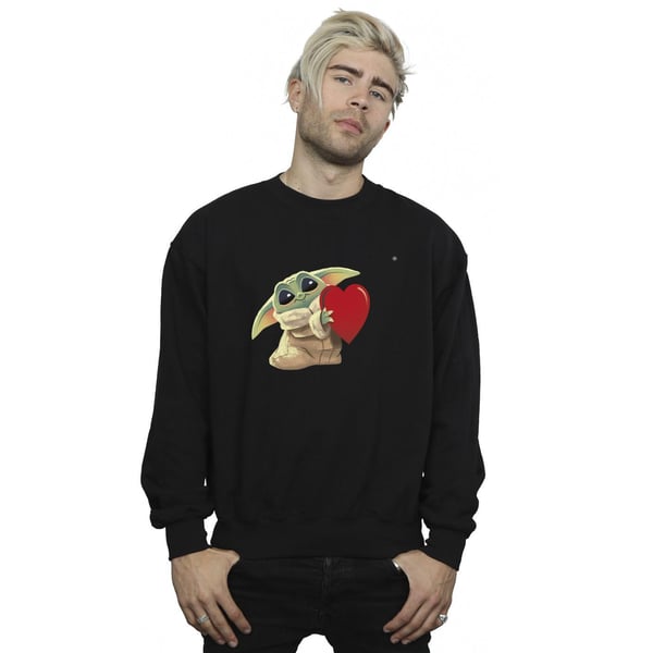 Star Wars Mens The Mandalorian The Kids With Heart Sweatshirt