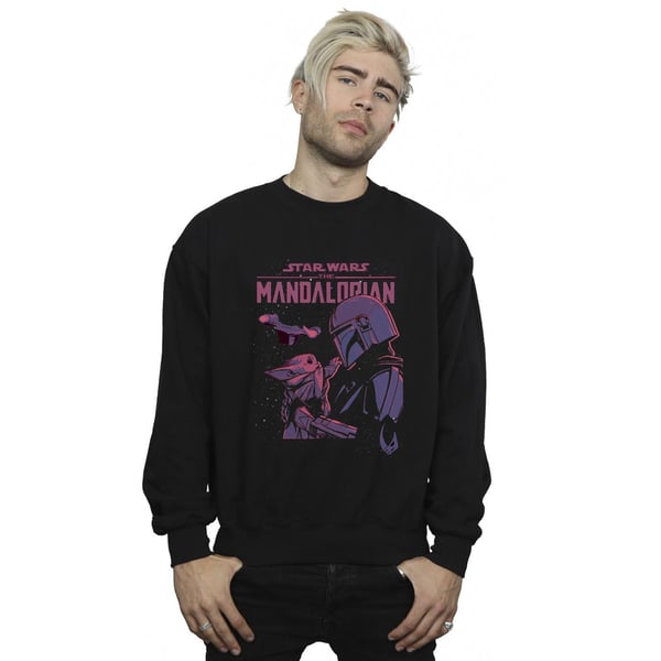 Star Wars Mens The Mandalorian Hello Friend Sweatshirt